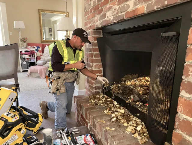 Safe screening installation by Dublin Chimney Sweep in Dublin, OH