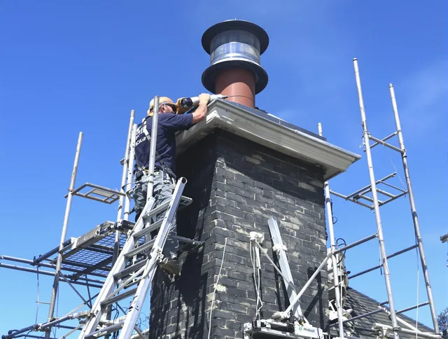 Sturdy chimney crown finished by Dublin Chimney Sweep in Dublin, OH