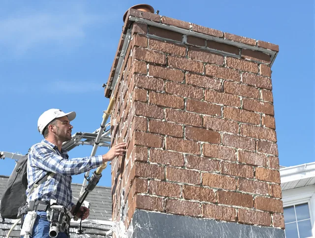 Brickwork for a chimney rebuild by Dublin Chimney Sweep in Dublin, OH