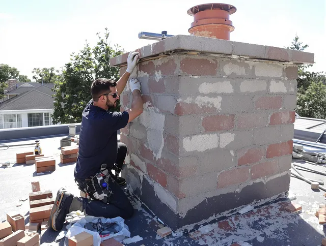 Advanced chimney repair process by Dublin Chimney Sweep in Dublin, OH