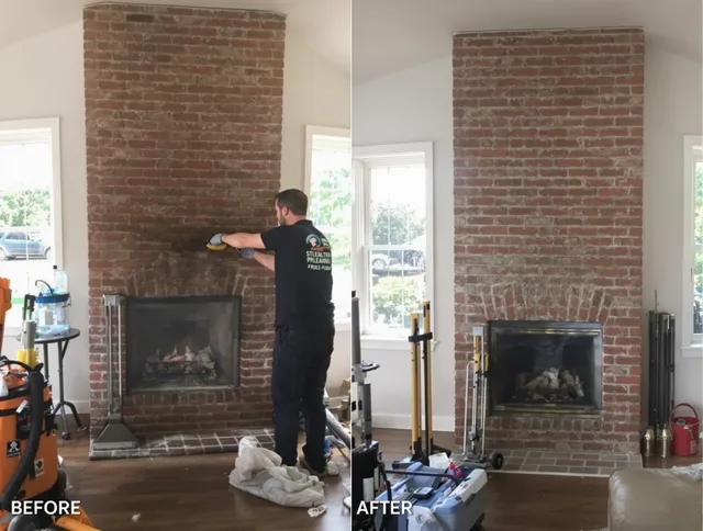 Finished chimney sweeping service by Dublin Chimney Sweep in Dublin, OH