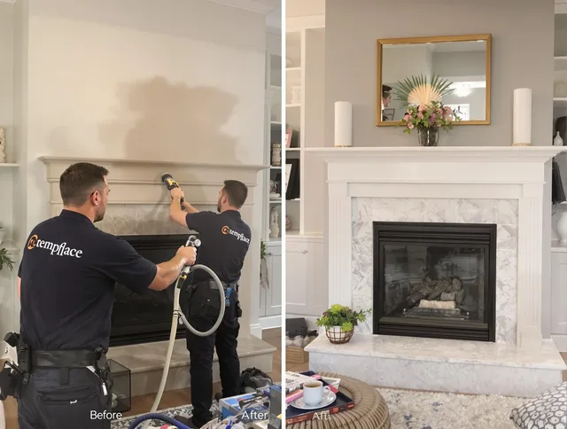 Professional soot removal by Dublin Chimney Sweep team in Dublin, OH